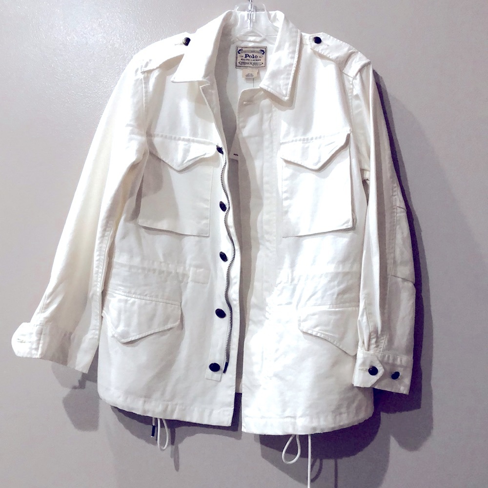 Polo Ralph Lauren Cotton Twill utility military jacket